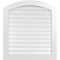 Ekena Millwork Arch Top Surface Mount PVC Gable Vent: Non-Functional, w/ 3-1/2"W x 1"P Standard Frame, 36"W x 38"H GVPAR36X3801SN - alternate 1